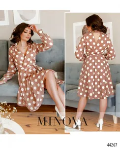 Платье 1078Н-пудровый Minova