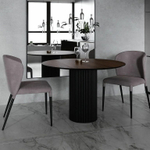 Стол круглый Nolan 140, шпон