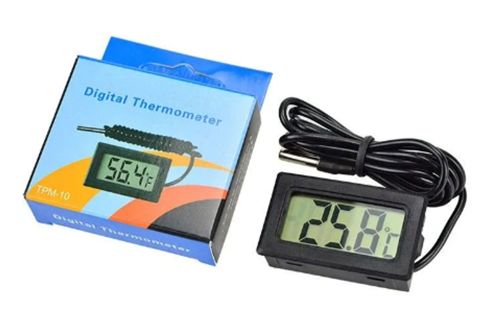 Термометр с проводом (1 метр)