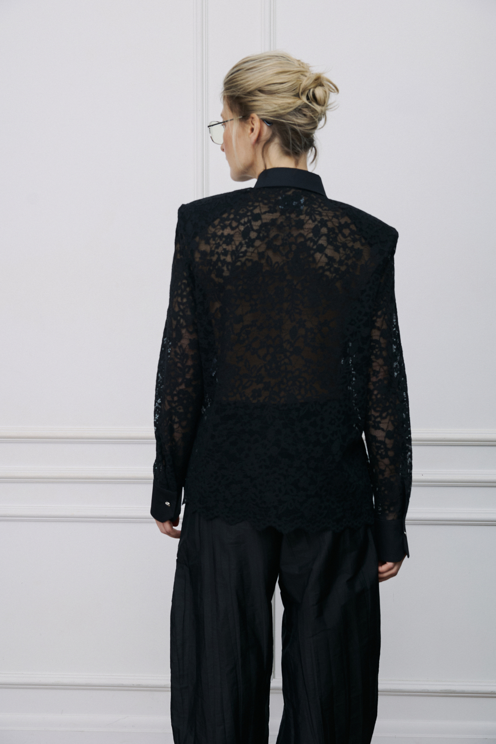 Блуза кружевная