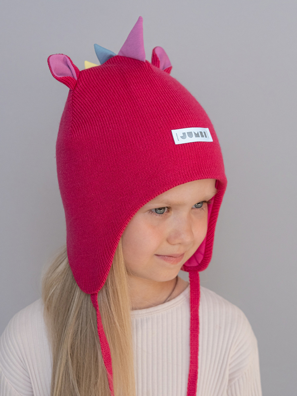 Шапка зимняя вязаная (Малина) Unic