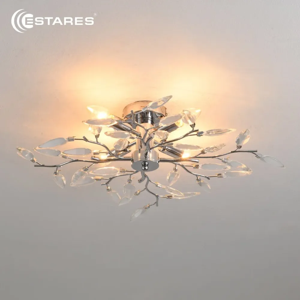 Люстра VIOLA 4xE14-600х150-CHROME/CRYSTAL-220-IP20