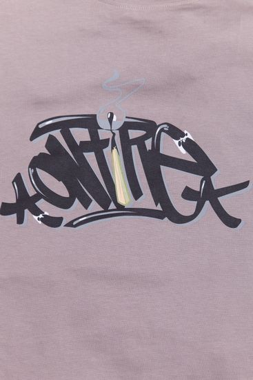 Футболка PYROMANIAC Match SS18 (Серый (Warm Grey)