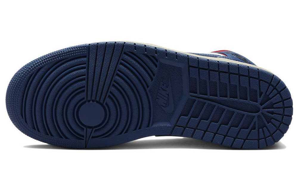 Кроссовки Jordan Air Jordan 1 Mid "French Blue" (Женская размерная сетка)