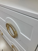 Комод с 4-мя ящиками Милан МДФ белый/белый