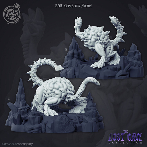 Пожиратели интеллекта  2шт (Набор) монстр миниатюра для dnd, днд, pathfinder, фентези, Настольная игра, НРИ, Варгейм, РПГ