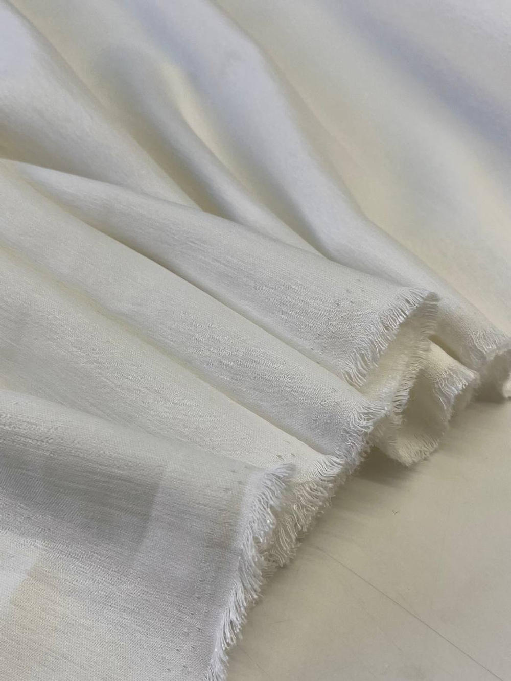 Вискоза с п/э жатая белая