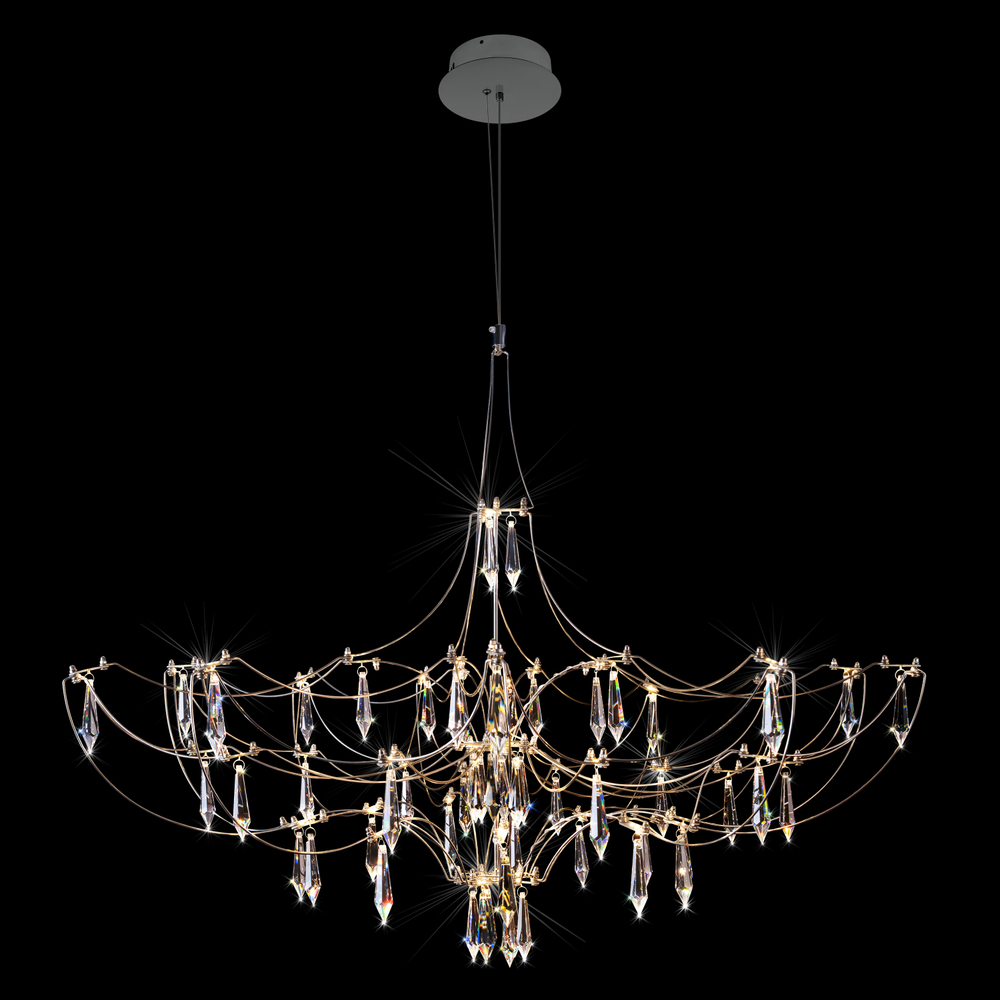 Подвесная светодиодная люстра Loft It Mira 10589/900 Silver Asfour