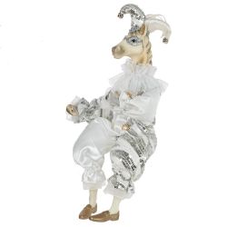 GAEM Игрушка набивная подвес "Лошадь-клоун", L15 W9 H37/24 см