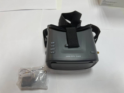 Радиоуправляемая модель для дрифа Nissan GTR оранжевый c камерой и гироскопом 1:43 , Набор Sniclo FPV MG 117 , Машина+пульт+Очки FPV V2