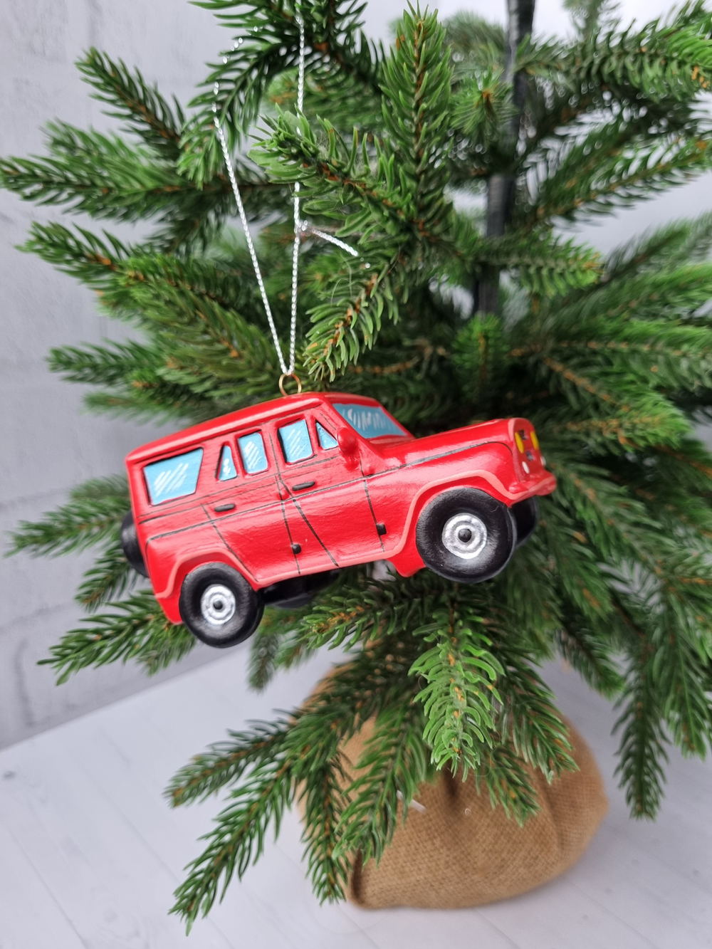 Елочная игрушка "Машинка УАЗ"