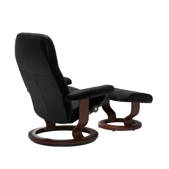 Stressless Consul M Classic Batick Black Mahogany