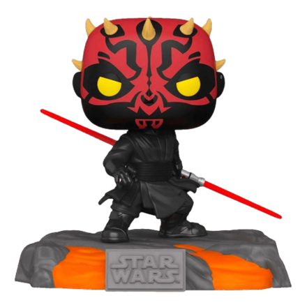 Фигурка Funko POP! Deluxe Bobble Star Wars Sith Darth Maul (светится в темноте) (Exc)