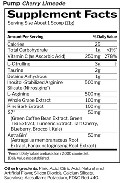 Rule One PUMP 330g Cherry Limeade , Предтренировочный комплекс