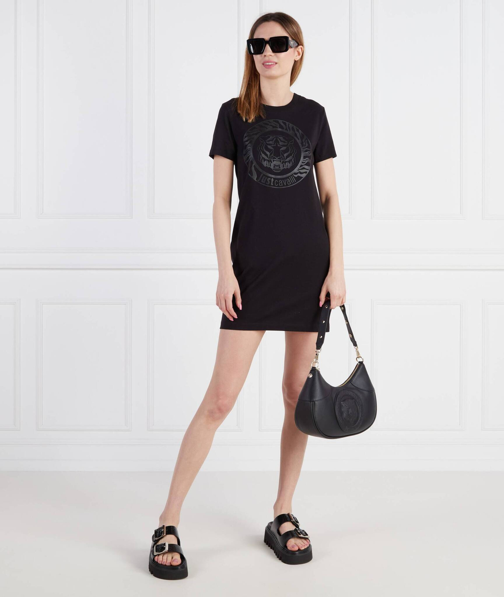 Платье TIGER ROUND RUBBER Just Cavalli - черный(74PBOF04CJ200)