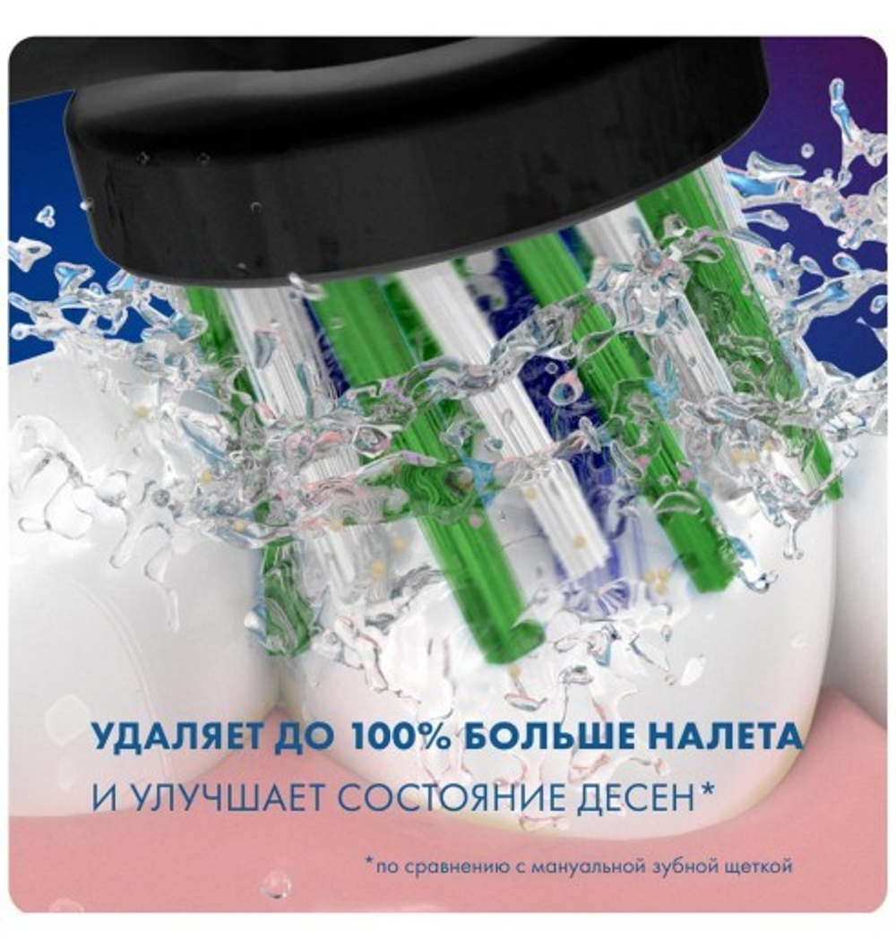 Насадка для зубных щеток Oral-B CrossAction Black EB50BRB (2 шт)
