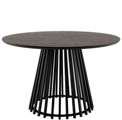 Стол Dap Ø120 см, темное дерево
