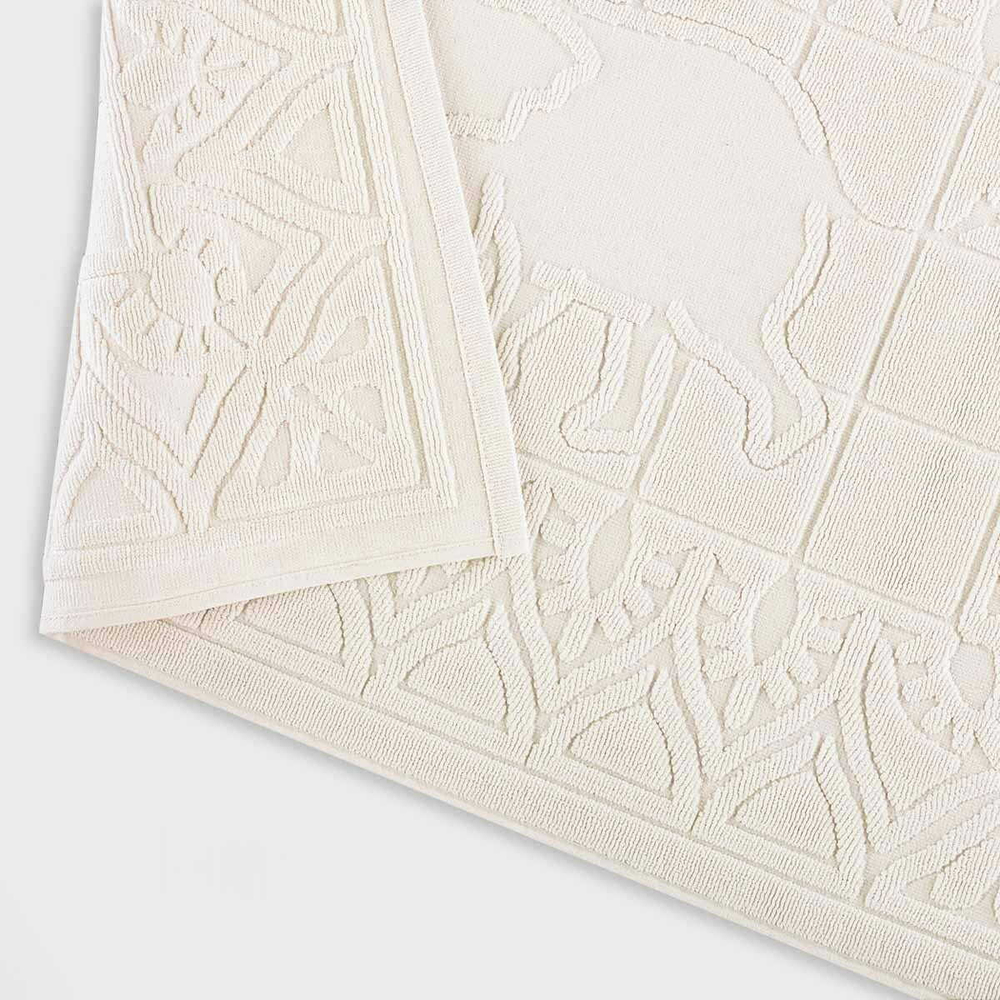 Коврик для ванной 50x70 Arya home Boho экрю