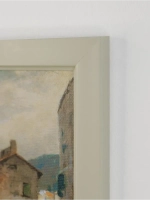 Картина на натуральном холсте настенная интерьерная 27*27 см