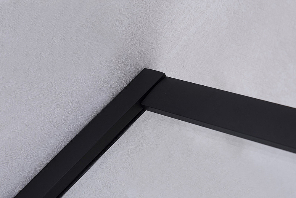 Душевой уголок Niagara Nova NG-6809-08 BLACK 100х100 профиль Черный стекло прозрачное