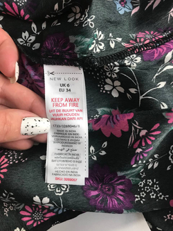 Платье New Look цветочное, маркировка 34, визуально на 40 размер