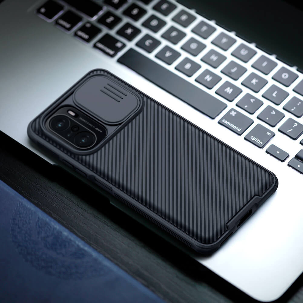 Накладка Nillkin CamShield Pro Case с защитой камеры для Xiaomi Poco F3 / Mi 11i / Redmi K40 (Pro)