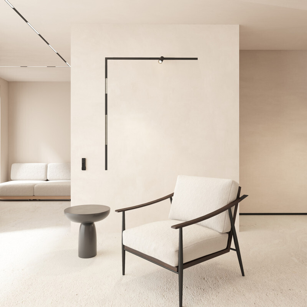 DK8314-BK Линейный угловой светильник-коннектор SMART LINEAR ZigBee, 18 Вт, 2700–6500K, 120°, Ra90, 100–265VAC, алюминий, черный