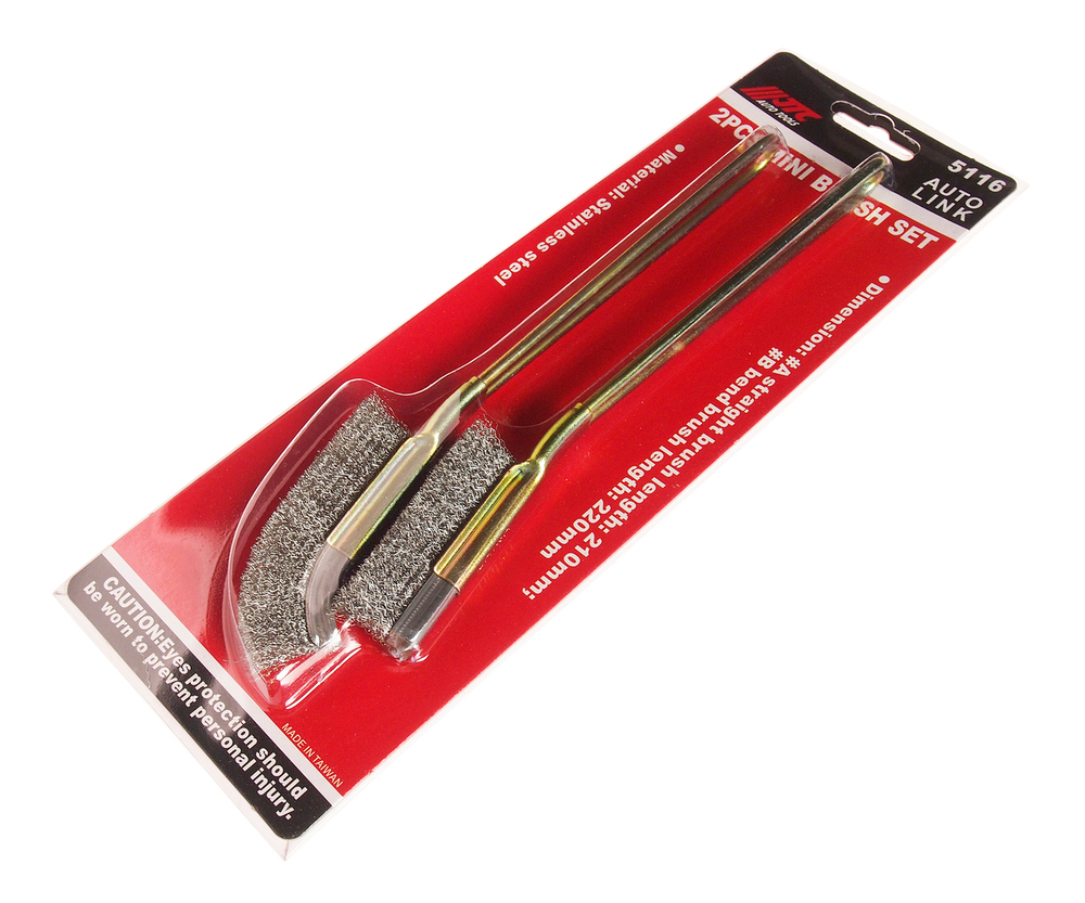 Щетка металлическая (прямая/изогнутая) 2 предмета JTC