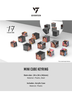товары SEVENTEEN - 17 IS RIGHT HERE OFFICIAL MD MINI CUBE KEYRING