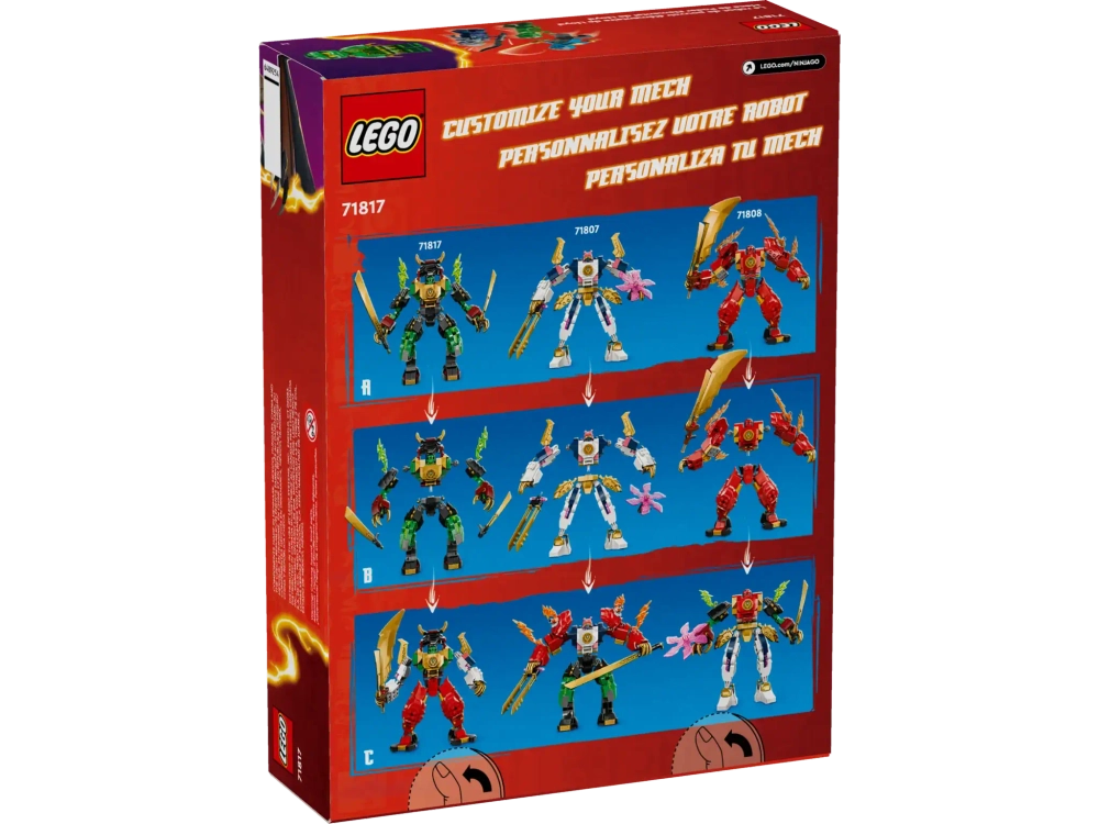 Конструктор LEGO Ninjago 71817 Боевой робот Ллойда со стихийной энергией