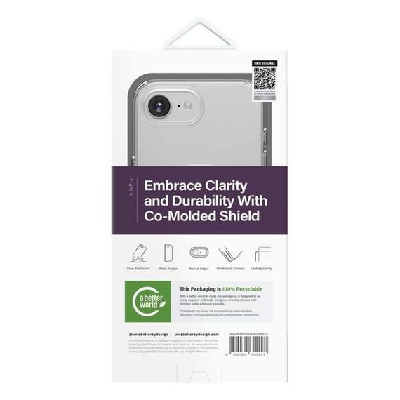 Чехол Uniq Lifepro Xtreme MagSafe для iPhone 16e (IP16E(2025)HYB-LPRMCLR) Clear