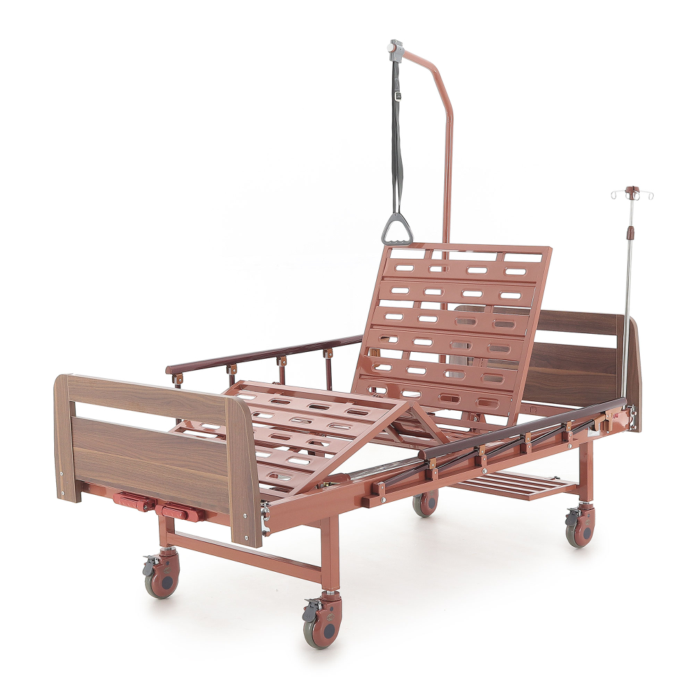 Кровать механическая Med-Mos Е-8 (ЛДСП коричневый)