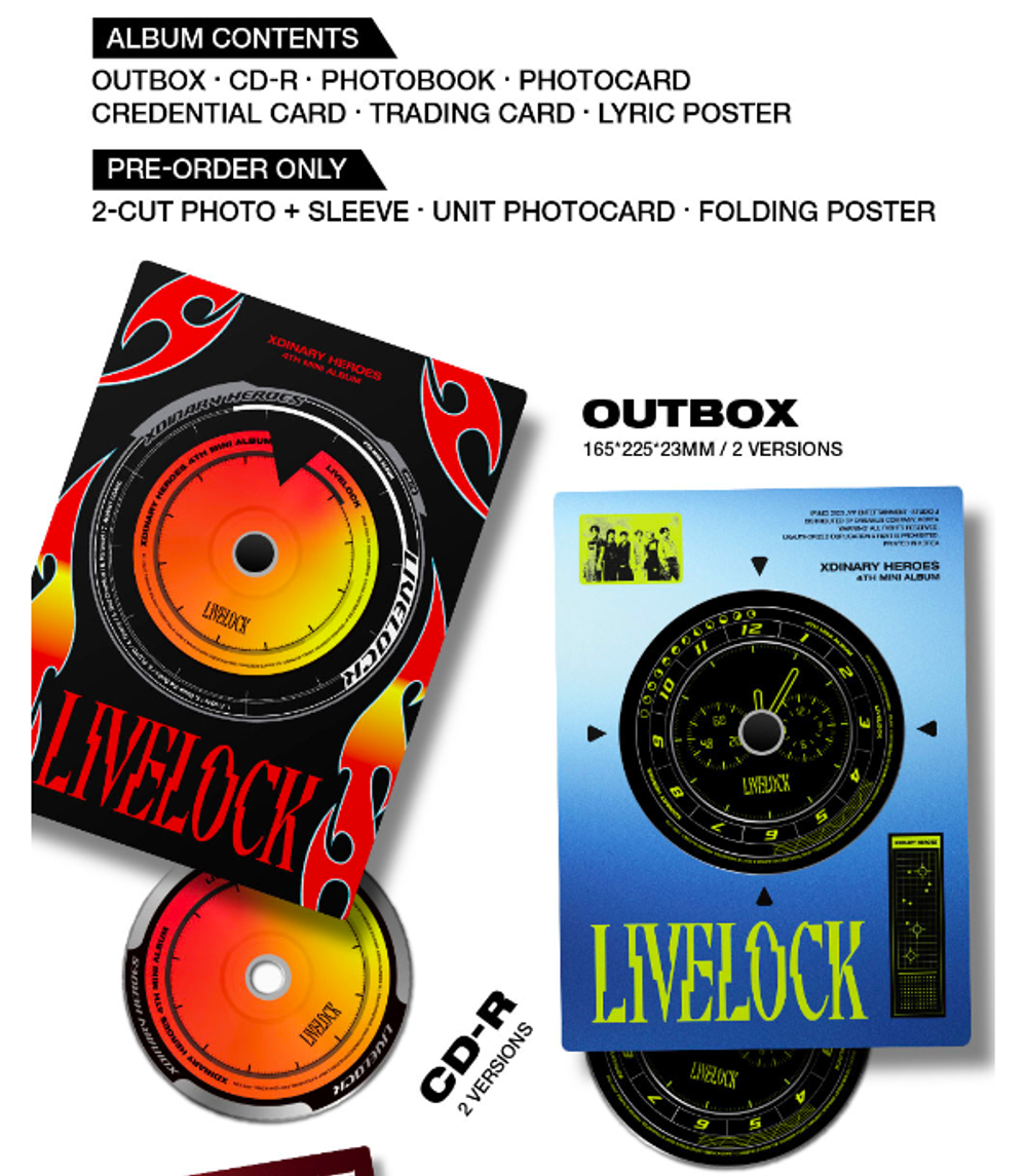 Альбом Xdinary Heroes - 4th Mini Album Livelock