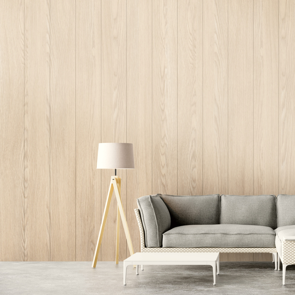 Панель МДФ Stella Classic (Классик), Базис, Дуб Снежный, 2700х200х6 мм