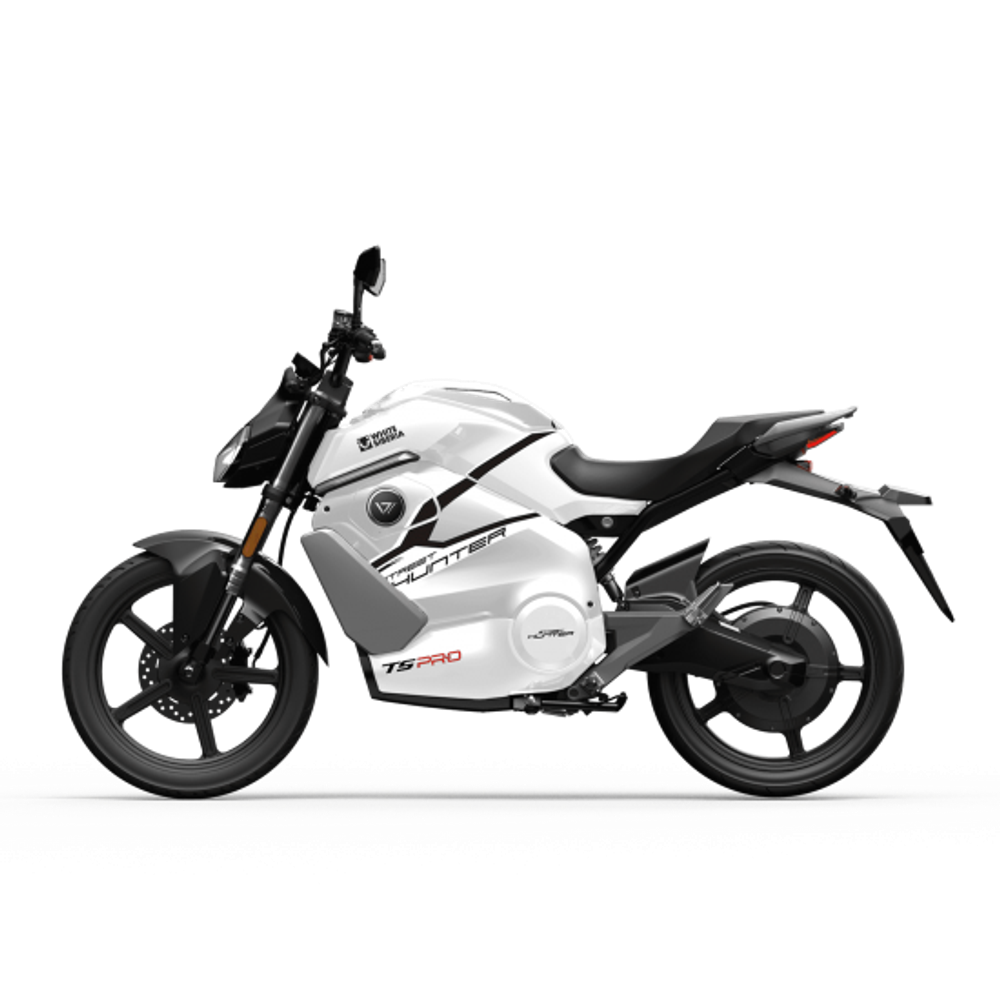 Электромотоцикл WHITE SIBERIA SUPER SOCO TS STREET HUNTER PRO Белый