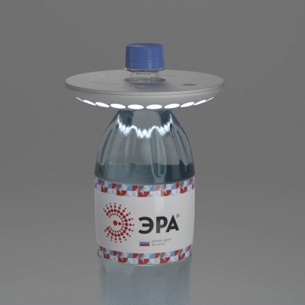 Фонарь кемпинговый светодиодный ЭРА K24 НЛО на батарейках с магнитом карабином походный многофункциональный светильник