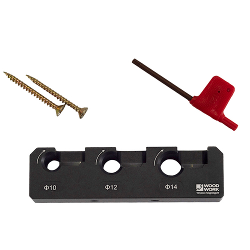 Кондуктор для изготовления дюбелей 10 / 12 / 14 мм. Woodwork ETT-024