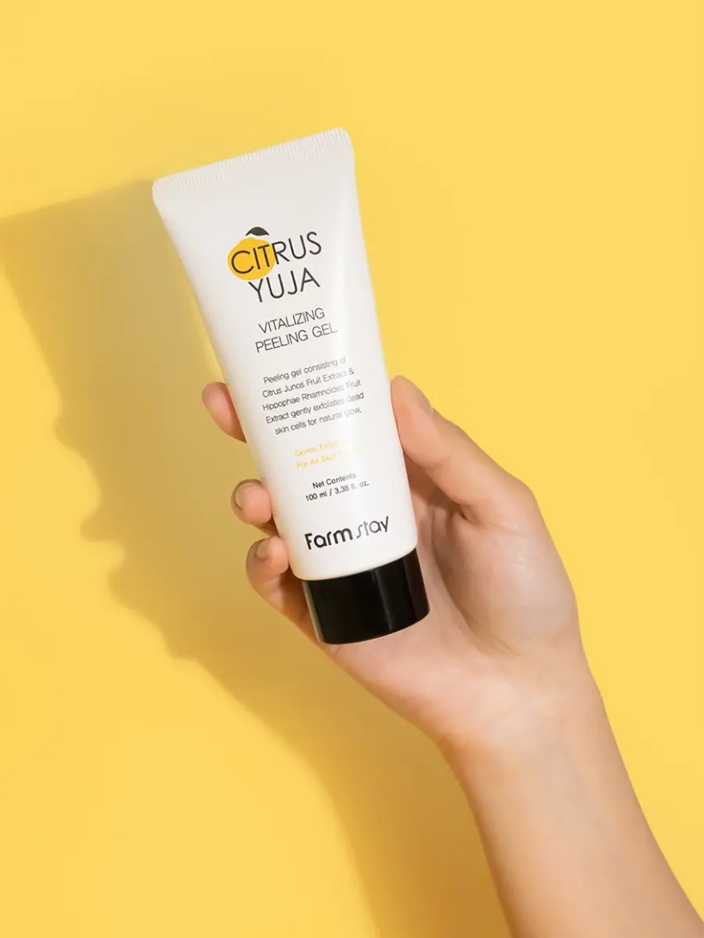 FARMSTAY - ПИЛИНГ - ГЕЛЬ ДЛЯ ЛИЦА С ЭКСТРАКТОМ ЮДЗУ CITRUS YUJA VITALIZING PEELING GEL, 100 МЛ