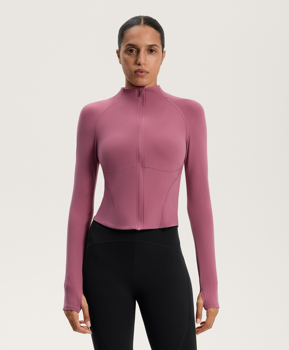 Oysho Легкая и теплая высокотехнологичная куртка Running, розовый