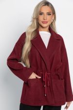 Пальто-пиджак (бордо) Б15083-7М LT Collection