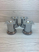 Ножки для мебели металлические высота 10 см4 штуки