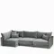 Угловой диван Mia левосторонний 320 см, темно-серый