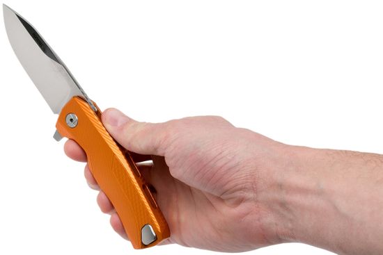 Складной нож Lion Steel "ROK-A OS" L/ROK A OS c клинком из стали Böhler M390 Microclean®, рукоять ERGAL