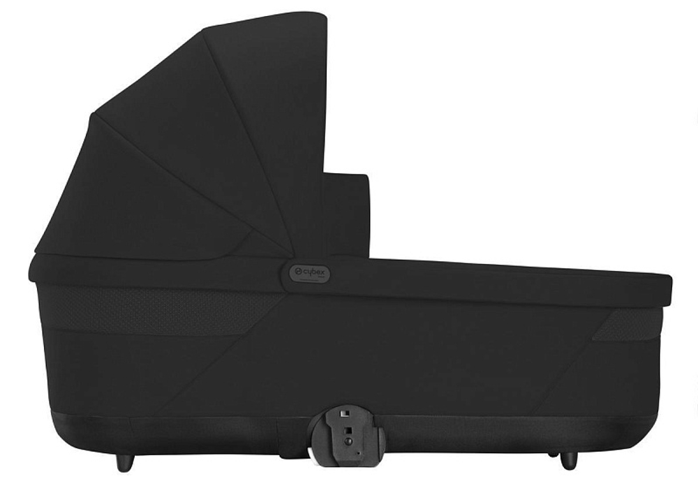 Детская коляска Cybex Balios S Lux BLK Aton B2 i-Size 3 в 1 Moon Black с дождевиком/Volcano Black