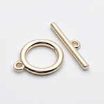 Замок-тоггл, цвет золото, размер 18*14 мм, цена за 1 шт