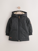 Куртка с флисовой подкладкой для мальчика Next Q60-455, Черный