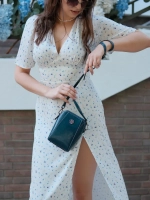 Сумка через плечо маленькая кросс боди для телефона кожаная