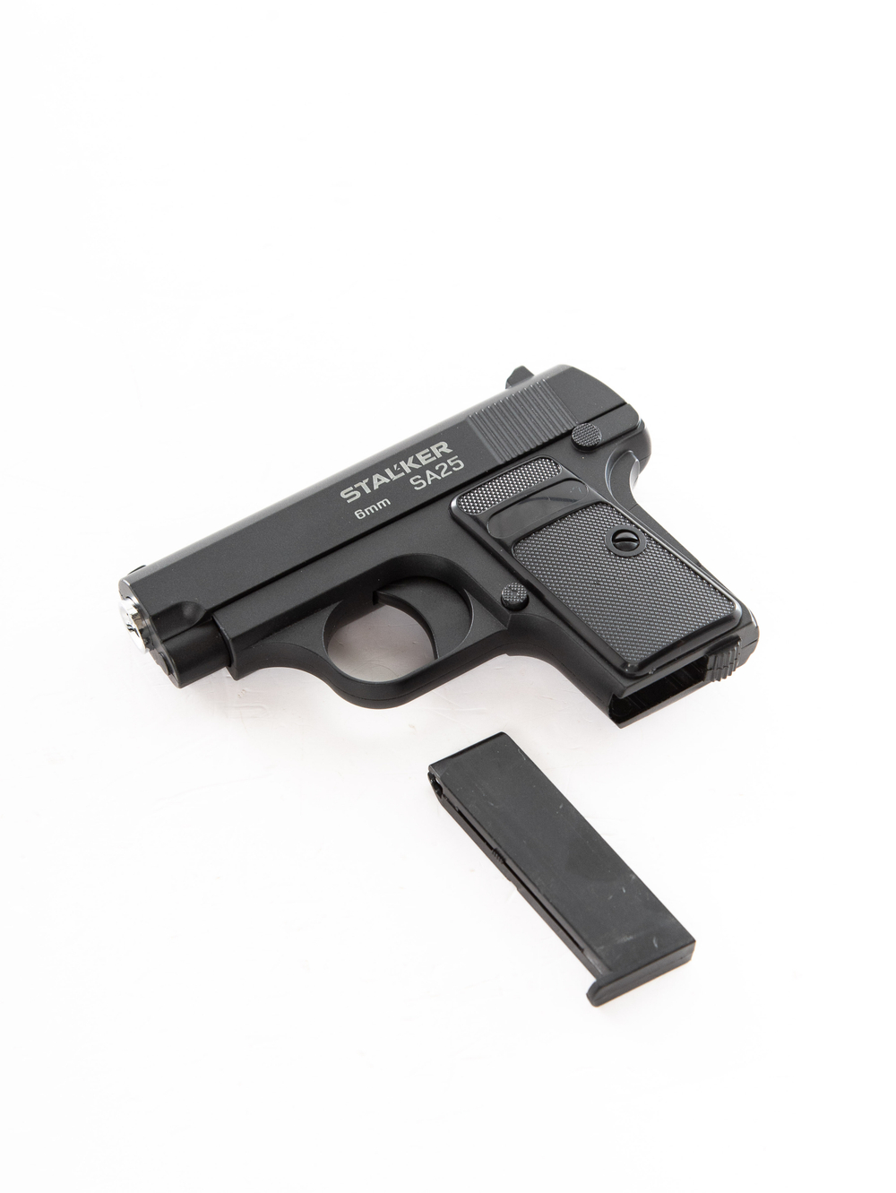 Пистолет пневм. Stalker SA25 Spring (аналог Colt 25), к.6мм, мет.корпус,маг.7шар,черн