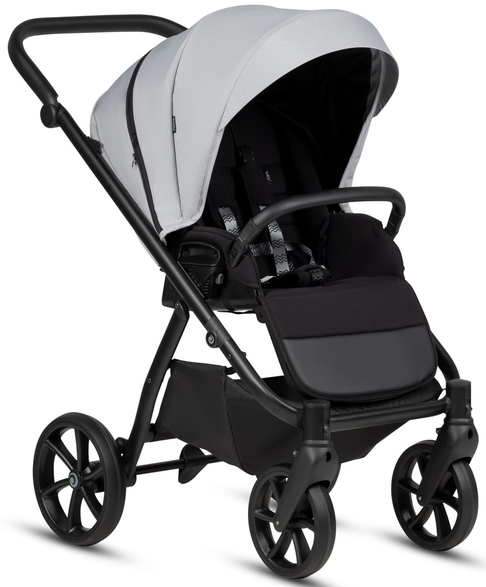 Детская коляска Tutis Uno 6 Plus Essential collection 4 в 1 с автокреслом Beno Black и базой 1602142 Risso