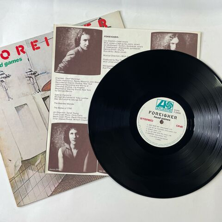 Винтажная виниловая пластинка LP Foreigner Head Games (Япония 1979) (Без Оби)